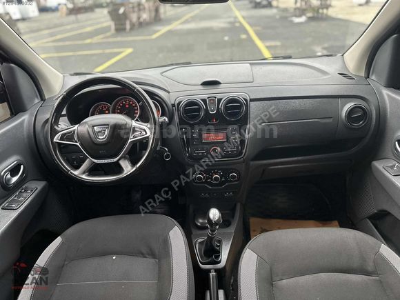 **7 KİŞİLİK** OTOMOBİL LODGY 110 BG 6 İLERİ STEPWAY 188.000 KM