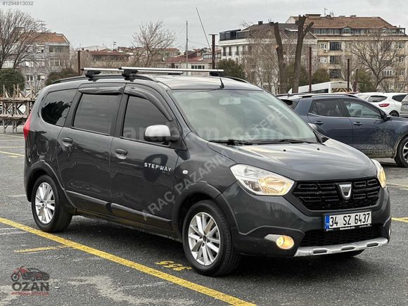 **7 KİŞİLİK** OTOMOBİL LODGY 110 BG 6 İLERİ STEPWAY 188.000 KM