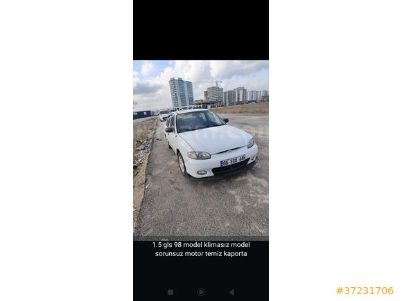 Sahibinden Hyundai Accent 1.5 GLS 1998 Model