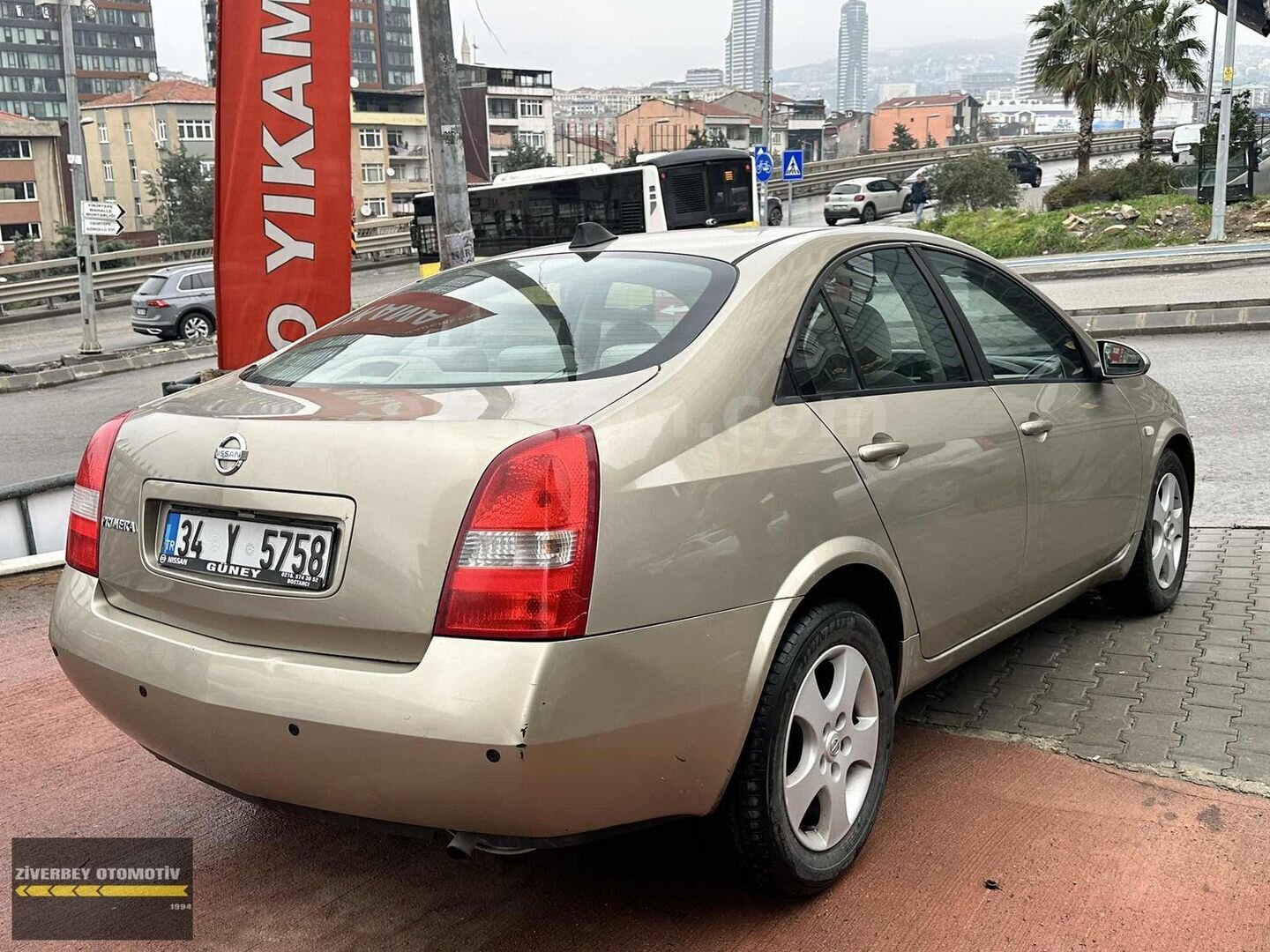 Galeriden Nissan Primera 1.6 Tekna 2004 Model İstanbul 205.000 km Sarı 4