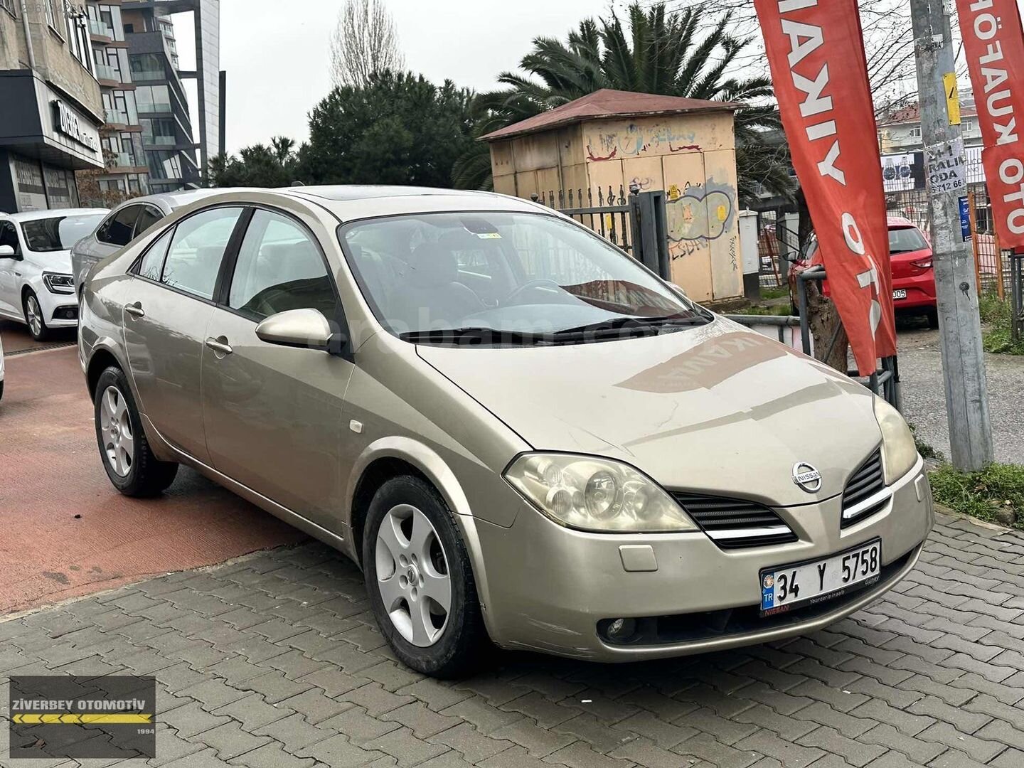 Galeriden Nissan Primera 1.6 Tekna 2004 Model İstanbul 205.000 km Sarı 2