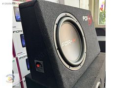 FOR-X 30 CM 500 WAT 250 RMS SUBWOOFER KAPİNLİ SLİM BASS