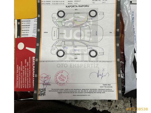 Sahibinden Renault Clio 1.5 dCi Icon 2017 Model Modelinin  En Dolusu 