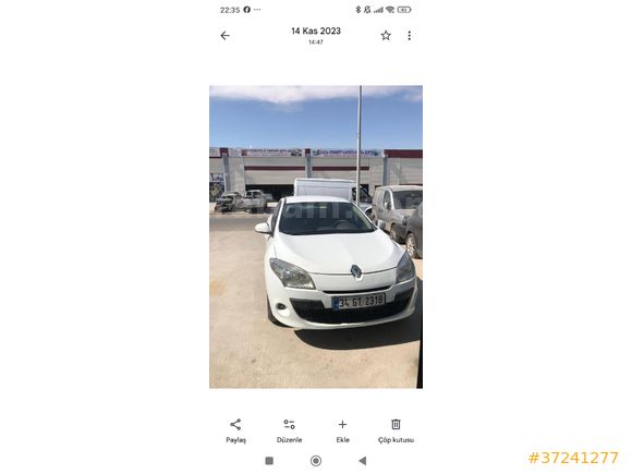 Sahibinden Renault Megane 1.5 dCi Expression 2011 Model