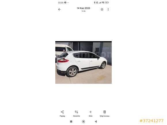 Sahibinden Renault Megane 1.5 dCi Expression 2011 Model