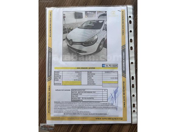 2015 MODEL RENAULT CLİO-TOUCH OTOMATİK VİTES