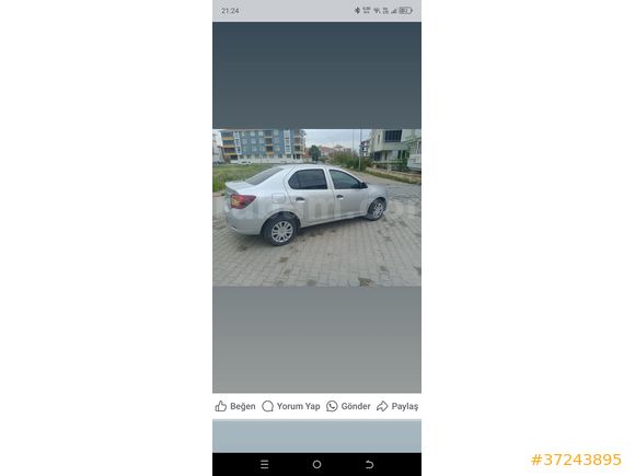 Sahibinden Renault Symbol 1.2 Joy 2014 Model 