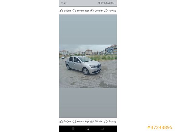 Sahibinden Renault Symbol 1.2 Joy 2014 Model 