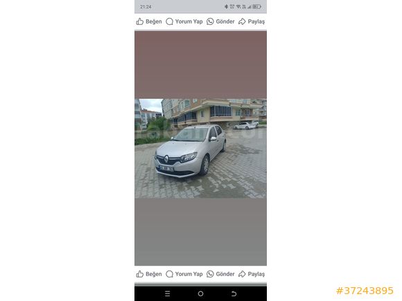 Sahibinden Renault Symbol 1.2 Joy 2014 Model 