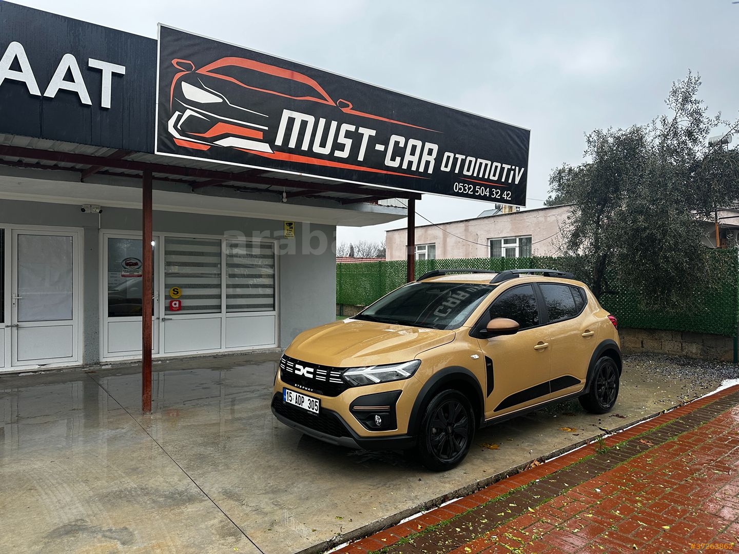 DACİA SANDERO 1.0 TCE EXTREME 2024 MODEL ANTALYA 17.000 KM BEJ 