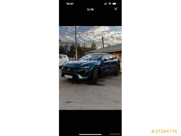 Sahibinden Peugeot 408 GT paket mavi (Metalik) 1600 km