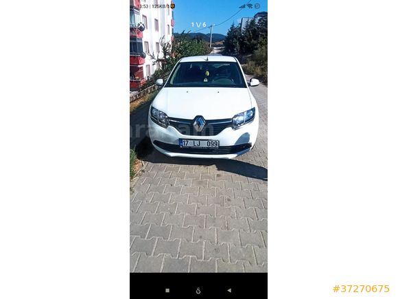 Sahibinden Renault Symbol 1.2 Joy 2015 Model  130.000 km Beyaz