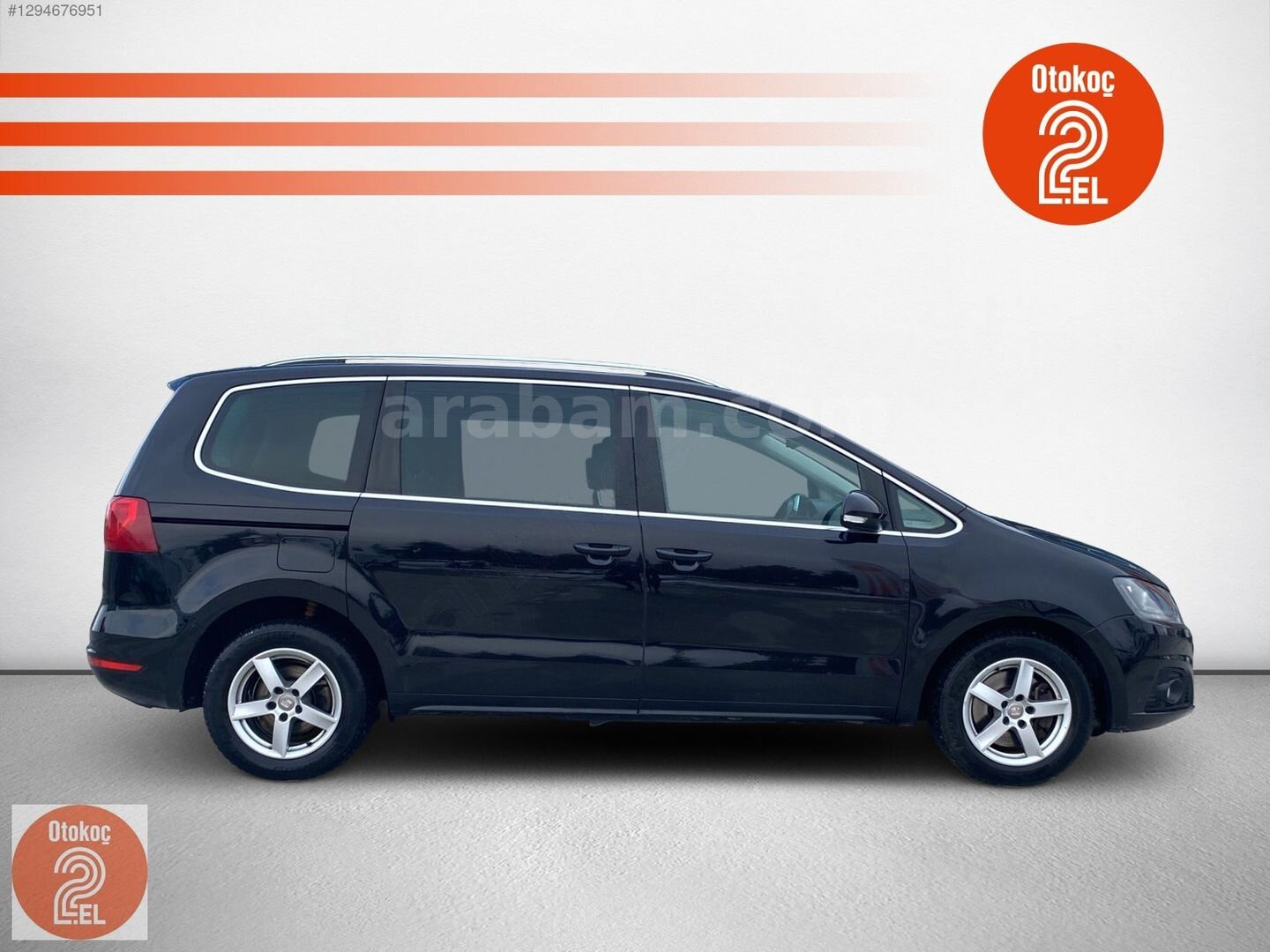 Galeriden Seat Alhambra 1.4 TSI Style 2013 Model Kırşehir 197.159 km Siyah 3