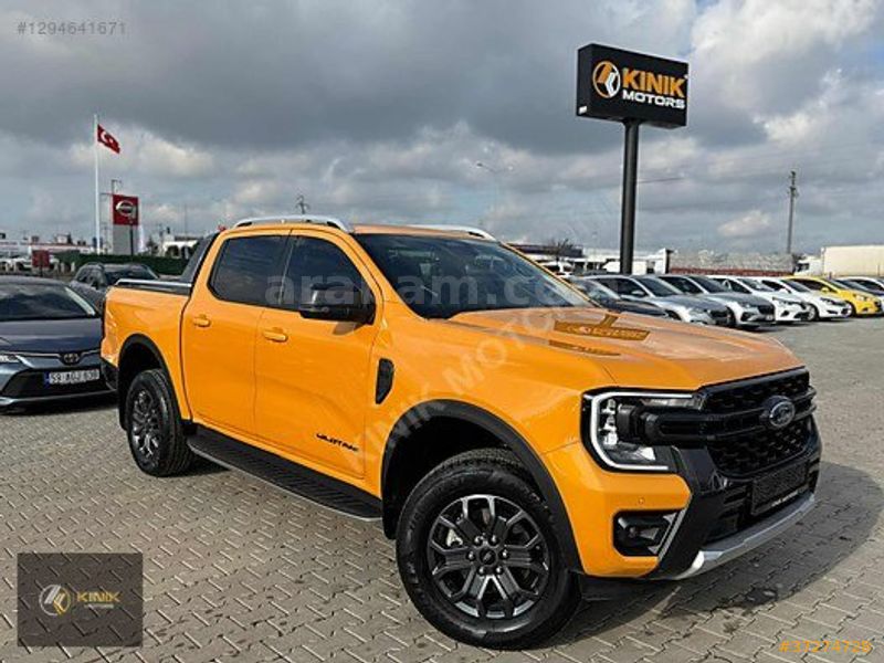FORD RANGER 2.0 ECOBLUE 4X4 WİLD TRAK 2023 MODEL TEKİRDAĞ 38.000 KM SARI 