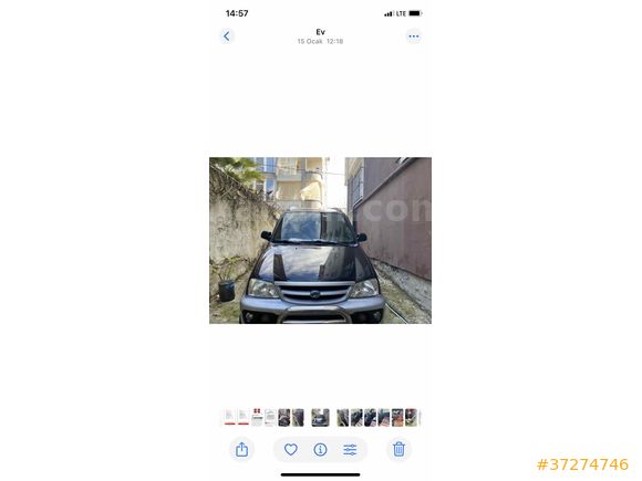 Sahibinden Daihatsu Terios 1.3 SX 2006 Model 
