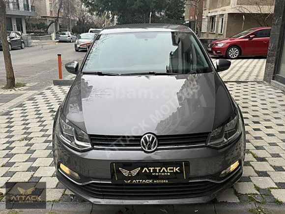 ATTACK MOTORS'DAN 2016 VW POLO 1.4TDİ DSG BOYASIZ 62.000KM!!