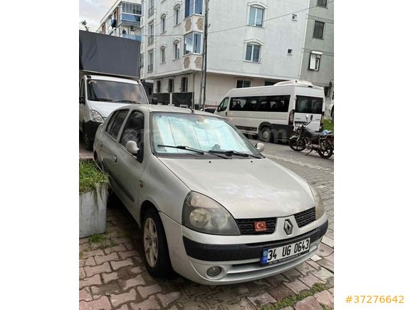 Sahibinden Renault Clio 1.4 Authentique 2002 Model  280.000 km Gri (Gümüş)