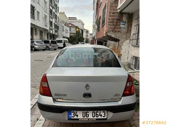 Sahibinden Renault Clio 1.4 Authentique 2002 Model  280.000 km Gri (Gümüş)