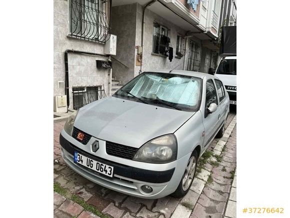 Sahibinden Renault Clio 1.4 Authentique 2002 Model  280.000 km Gri (Gümüş)