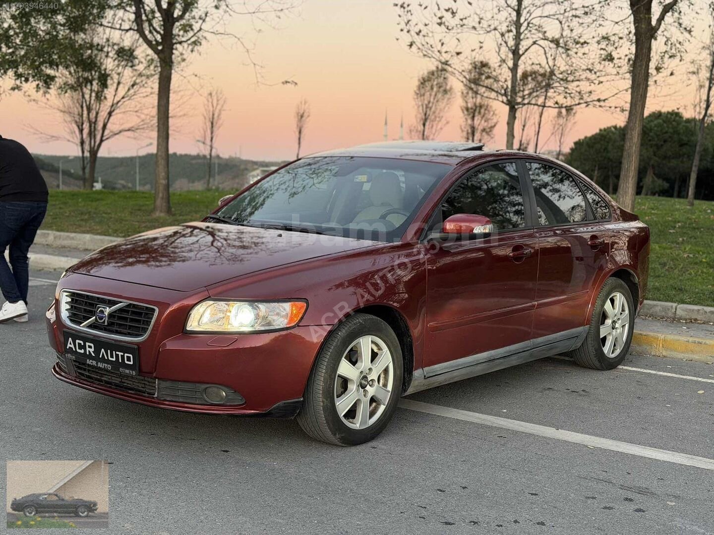 Galeriden Volvo S40 1.6 D Dynamic 2008 Model İstanbul 262.000 km Kırmızı 2