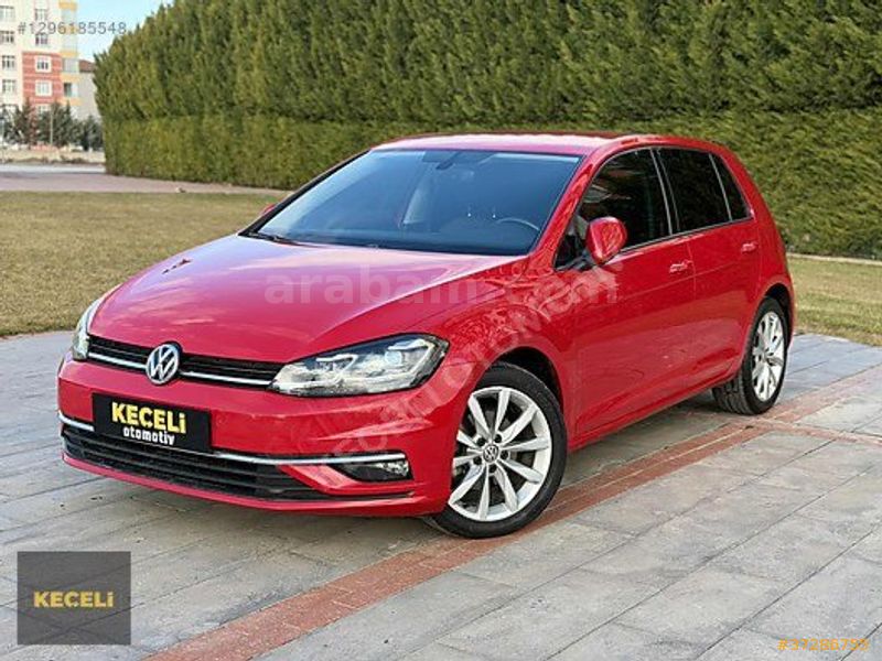 VOLKSWAGEN GOLF 1.6 TDİ BLUEMOTİON HİGHLİNE 2017 MODEL KONYA 131.000 KM KIRMIZI