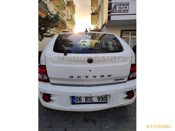 Sahibinden Ssangyong Actyon 2.0 XDI Standart 2011 Model  230000km Beyaz