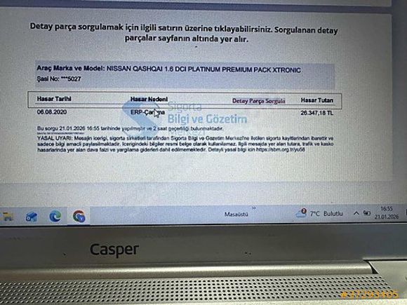 Galeriden Nissan Qashqai 1.6 dCi Platinum Premium Pack 2016 Model