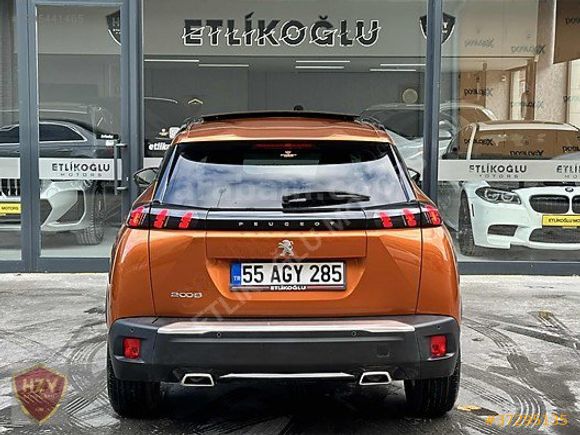 ETLİKOĞLU''BOYASIZ-2021/50000KM-PEUGEOT 2008 ACTİVE SKY PACK