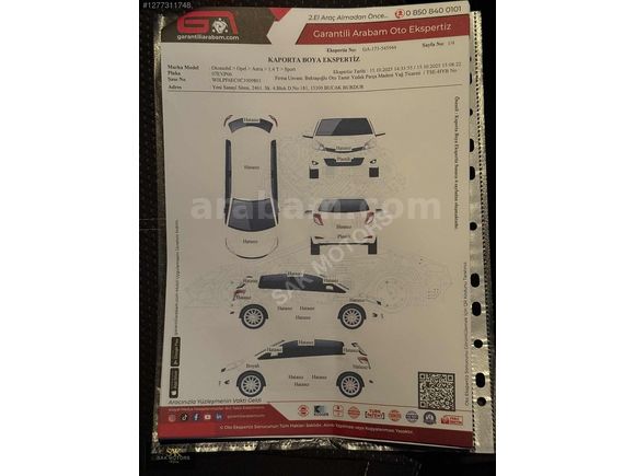 FIRSAT ARACI /DEĞİŞENSİZ / 1 PARÇA BOYA / OTOMATİK / DÜŞÜK KM