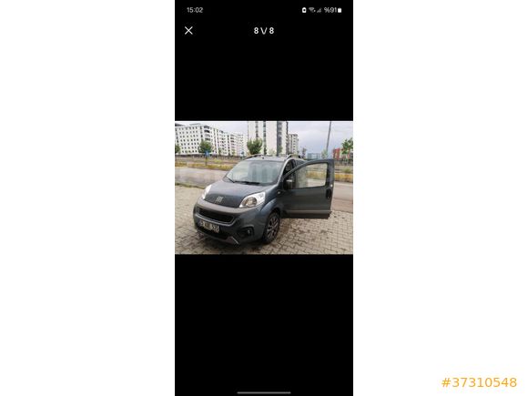 Sahibinden Fiat Fiorino Combi 1.4 Eko Piremio 2023 Model  40.000 km Mavi