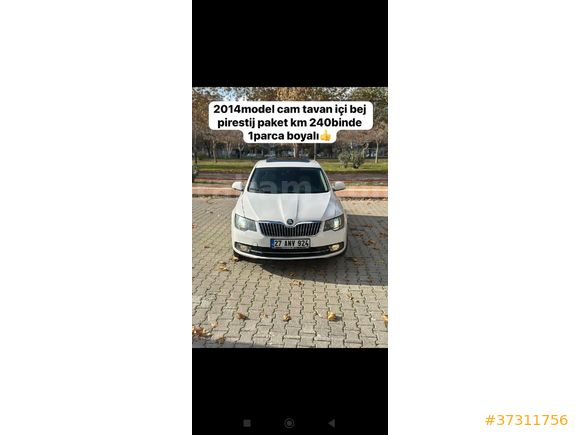 Sahibinden Skoda SuperB 1.6 TDI Active 2014 Model