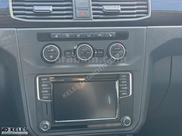 'KELEŞ OTOMOTİV' VW CADDY 2.0 TDI DSG EXCLUSIVE KOLTUK ISITMA