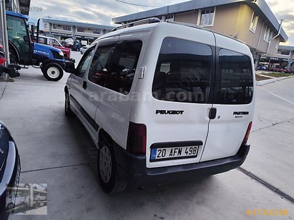 Otomobil Ruhsatlı 2 senelik vize pejo Partner çift sürgü kapı