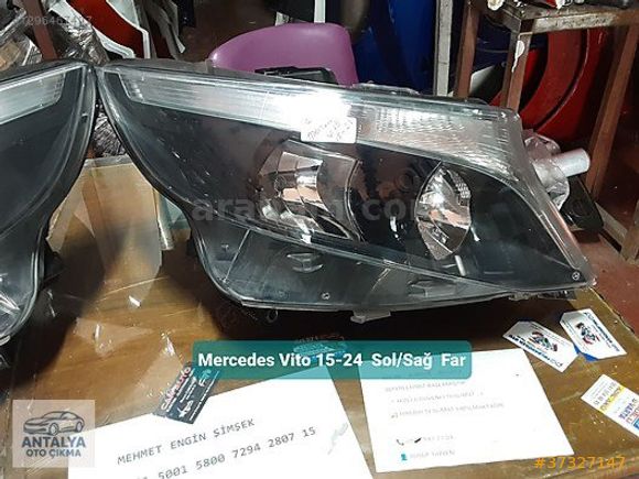 Mercedes Vito 15-24 Sol/Sağ Far