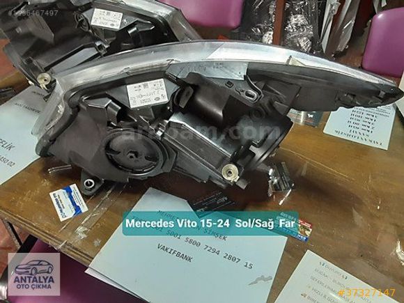 Mercedes Vito 15-24 Sol/Sağ Far