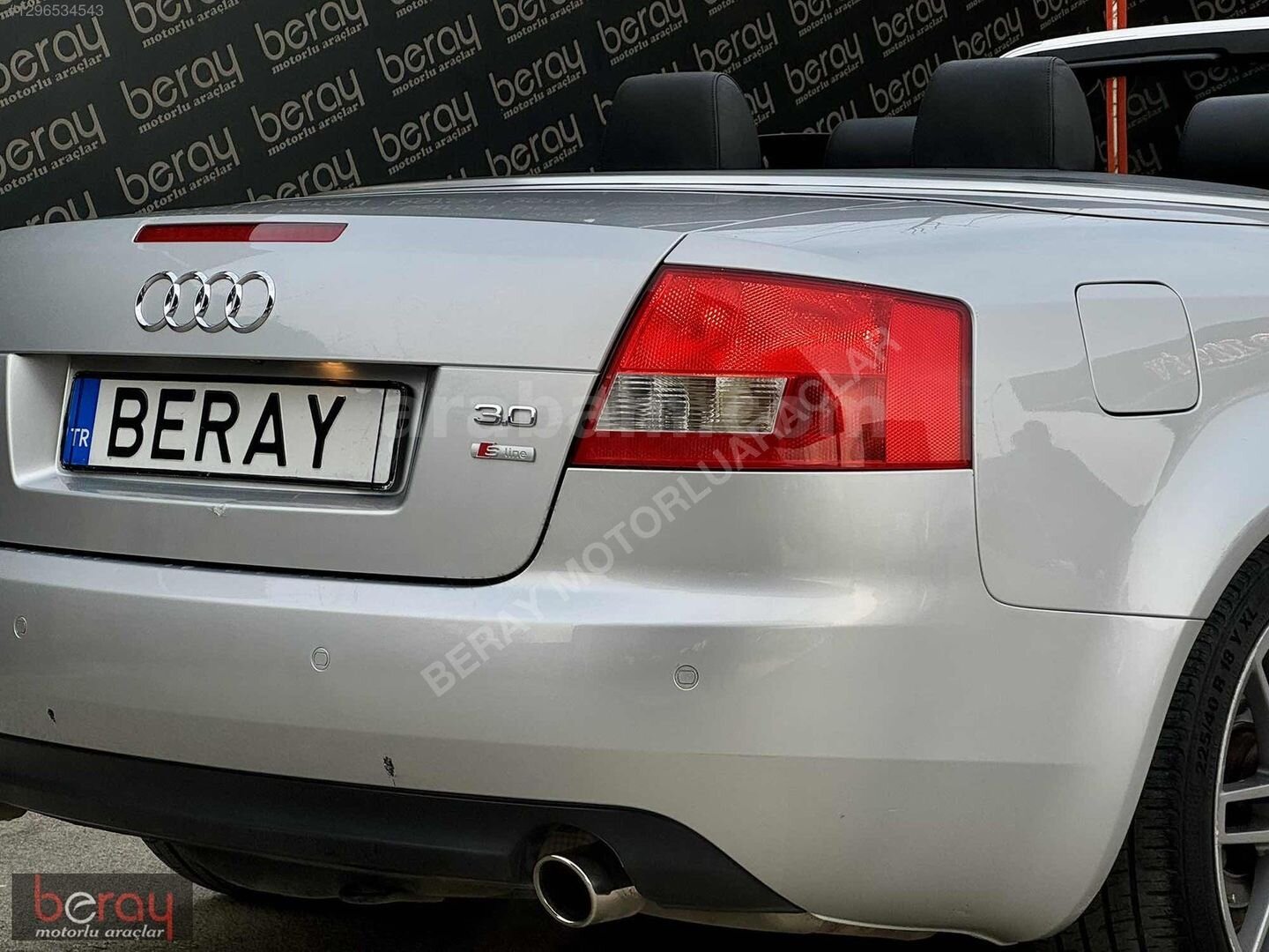 Galeriden Audi A4 Cabrio 3.0 2003 Model Samsun 218.000 km Gri 7