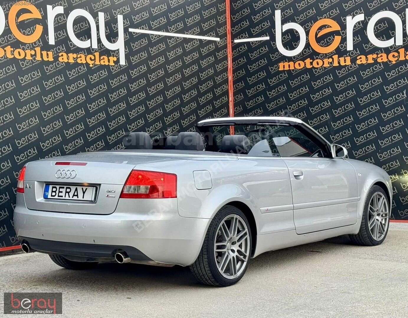 Galeriden Audi A4 Cabrio 3.0 2003 Model Samsun 218.000 km Gri 6