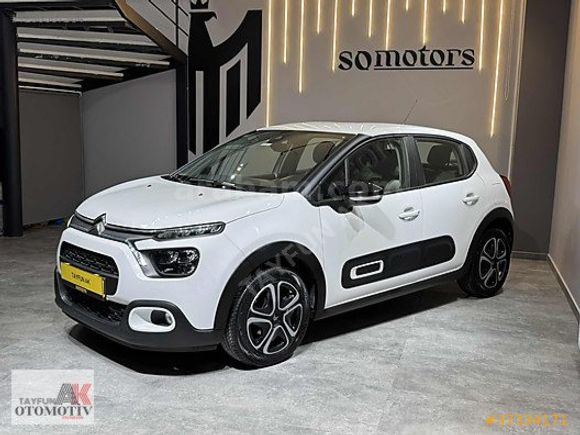 2023 CİTROEN C3 OTOMATİK SERVİS BAKIMLI DEĞİŞEN BOYA KAYIT YOK