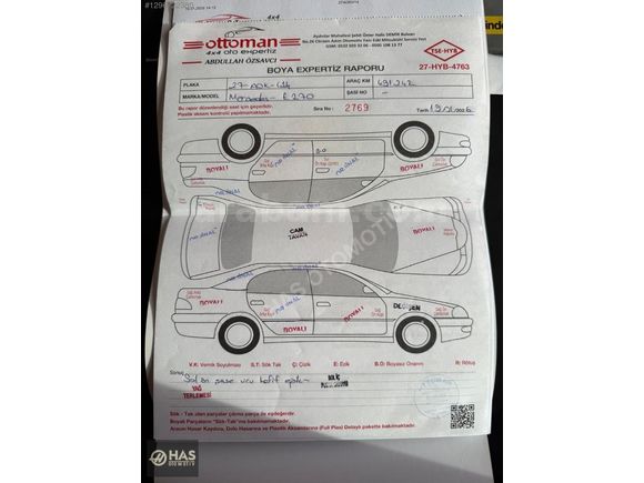 HAS-OTOMOTİV-2003 MODEL-MERCEDES BENZ-E270D E 2 PAKET FUL