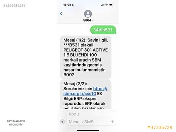 2020 model boyasız hatasız tramersiz 301 dizel düz vites.