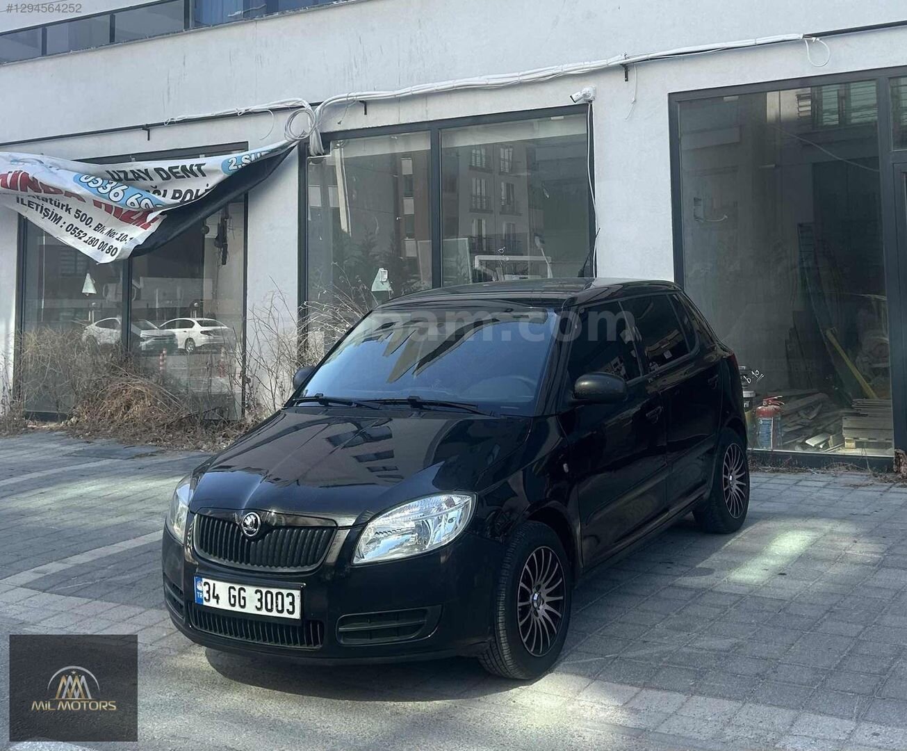 Galeriden Skoda Fabia 1.2 Classic 2009 Model Bursa 287.000 km Siyah 2