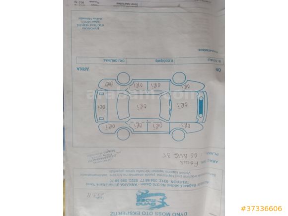 Sahibinden Ford Focus 1.6 Comfort 2005 Model