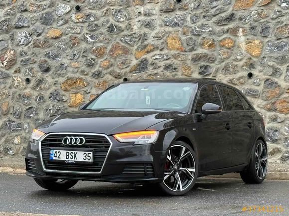 Sahibinden Audi A3 Sportback 1.6 TDI Sport Line 2018 Model  130000 km Siyah