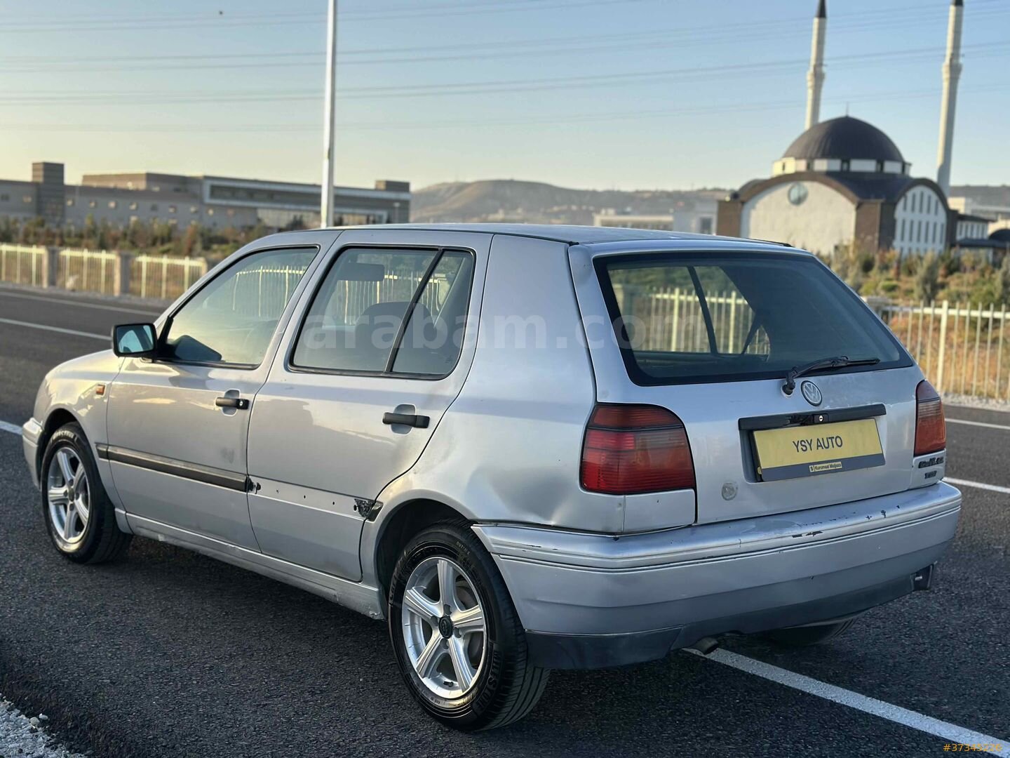 Galeriden Volkswagen Golf 1.9 TD 1994 Model Kayseri 155.000 km Gri (Gümüş) 7
