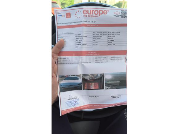 Sahibinden darbesiz boyasiz Opel Astra 1.4 T Edition Plus 2019 Model