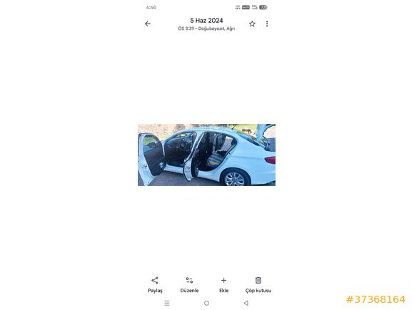 Sahibinden Fiat Egea 1.3 Multijet Easy Stil 2020 Model Ağrı