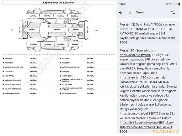 SIFIR GİBİ HATASIZ BOYASIZ OTOMATİK CLİO TOUCH MERCAN TURUNCU
