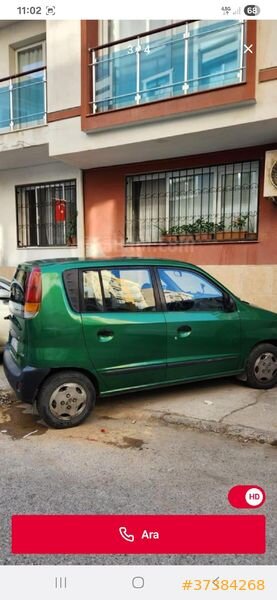 Sahibinden Hyundai Atos 1.0 GLS 2000 Model İzmir 330.000 km Yeşil