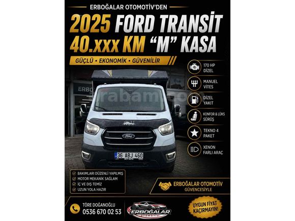 2025 MODEL Transit 350 M CELEP KASA 40.km KARS MERKEZ