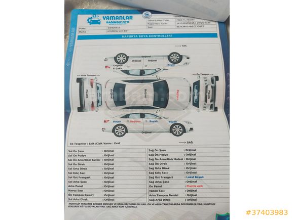 Sahibinden Hyundai Accent Era 1.4 Mode 2011 Model İstanbul